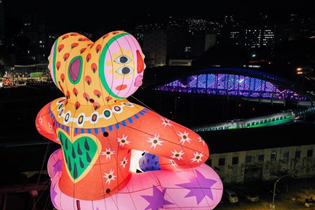 Fantastical Figures Illuminate Urban Buildings in Amanda Lobos’ Murals and Installations — Colossal