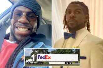 FedEx driver was looking at phone before fatal crash that killed ex-NY track star and 2 kids: report