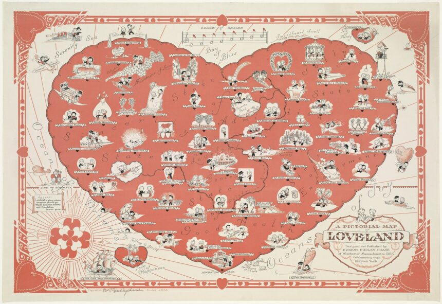 Historical Maps to the Heart Help Chart Your Way to Love