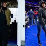 James Harden calls Taylor Rooks a &quot;cheater&quot; on Sunday after losing in the finals of a spades tournament to Rooks and NBA legend Dwyane Wade. [photo: @jharden13/IG, @taylorrooks/IG]