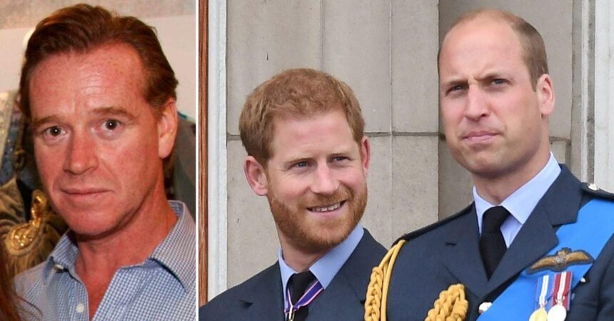 James Hewitt Steps In To Heal Harry And William’s Royal Rift