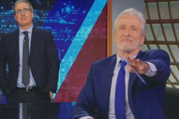 John Oliver Makes Surprise Appearance on ‘The Daily Show’