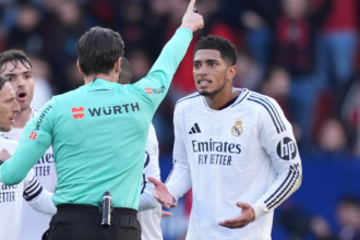 Jude Bellingham red card: Real Madrid’s Carlo Ancelloti claims La Liga ref confused ‘f— off’ with ‘f— you’