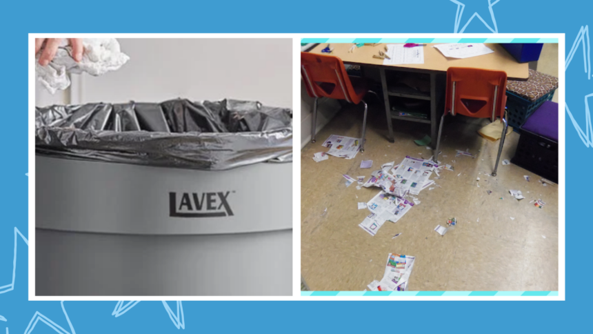 Keep Your Classroom Clean With This “Mystery Trash” Hack