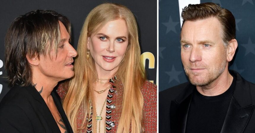 Keith Urban ‘Does Not Want Wife Nicole Kidman Starring With Ewan McGregor’