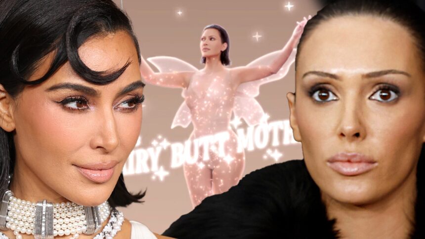 Kim Kardashian Channels Bianca Censori in New SKIMS Campaign