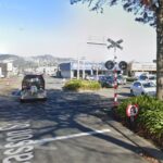 ‘Near miss’ at railway crossing