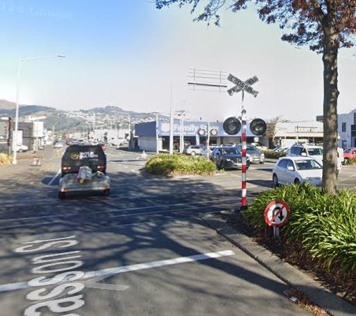 ‘Near miss’ at railway crossing