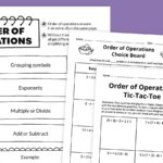 Order of Operations Worksheet Bundle (Free Printables)