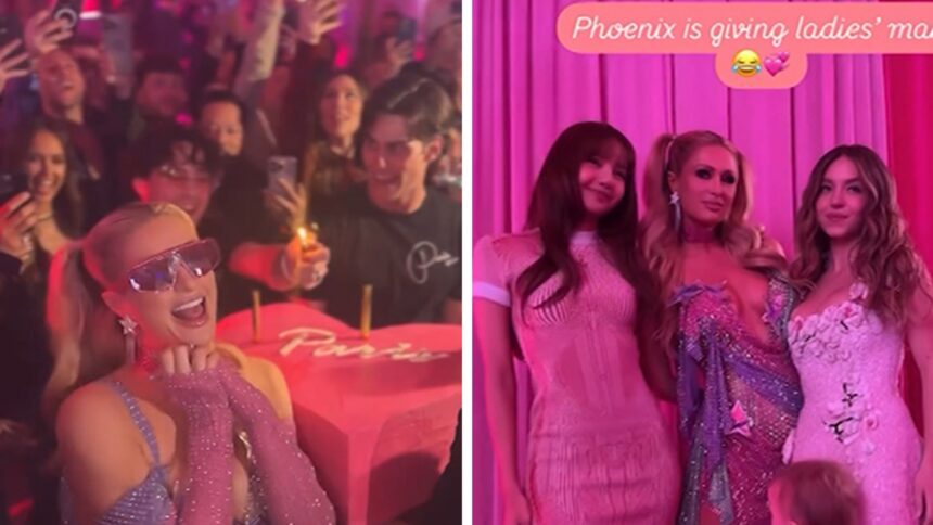 Paris Hilton Throws Star-Studded Birthday Party, Dances to Britney Spears