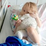 Plucky toddler Harlow takes on cancer in fight of her young life