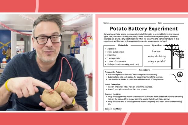 Potato Battery Experiment: How-To Plus Free Worksheet