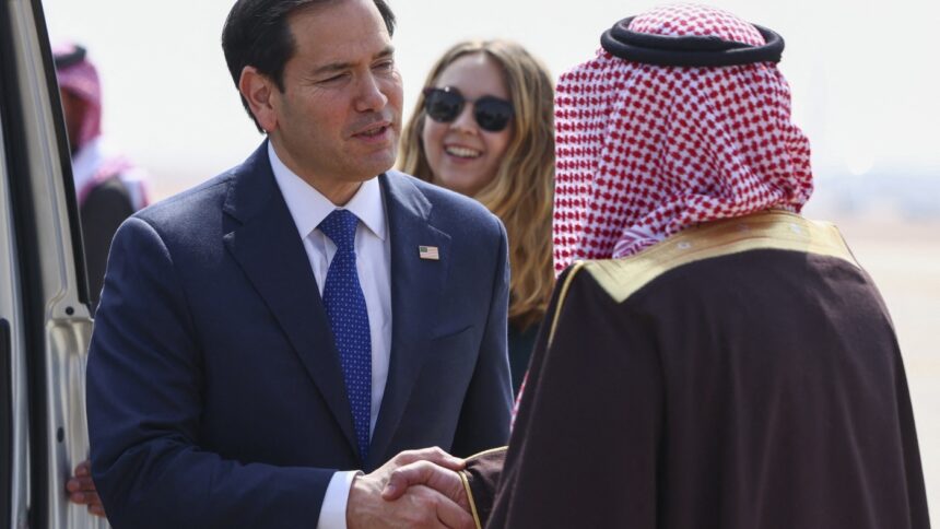 Rubio is in Saudi Arabia to discuss the Gaza ceasefire and Ukraine war : NPR