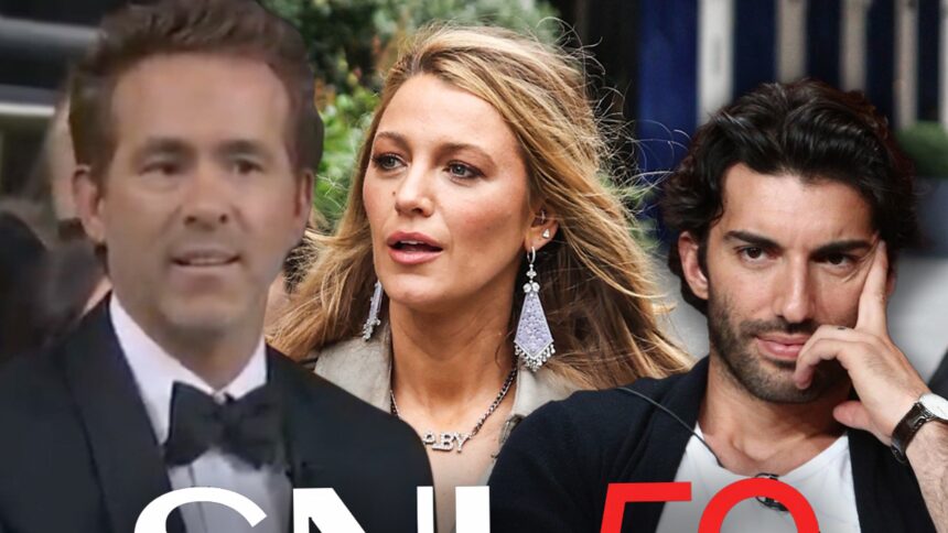 Ryan Reynolds Jokes About Blake Lively, Justin Baldoni drama on ‘SNL 50’