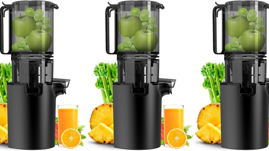 Score this 9 cold press juicer for just  during Amazon’s flash sale