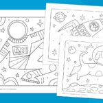 Space Coloring Pages: Free Download