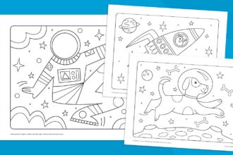 Space Coloring Pages: Free Download