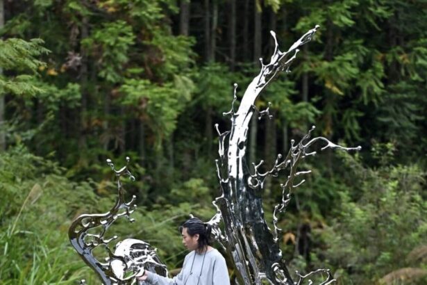 Splashes of Stainless Steel by Zheng Lu Embrace Philosophy, History, and Technology — Colossal