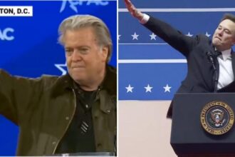 Steve Bannon ‘Flashes Nazi Salute’ At Conservative Conference