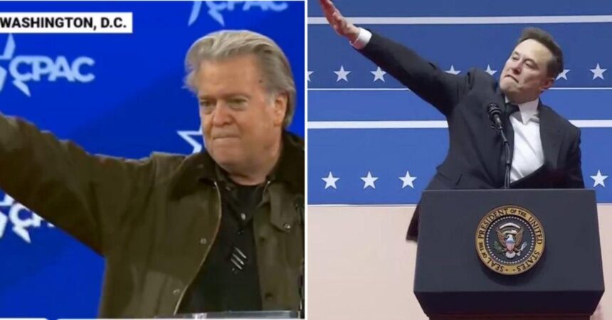 Steve Bannon ‘Flashes Nazi Salute’ At Conservative Conference