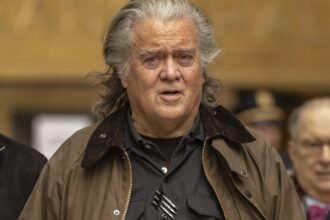 Steve Bannon pleads guilty and avoids jail time in border wall fraud case : NPR