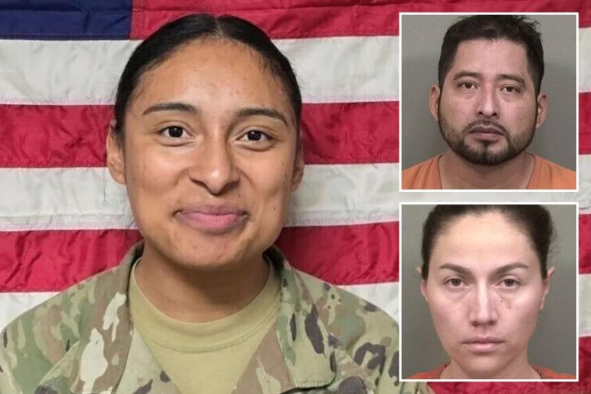 Tennessee husband Reynaldo Salinas Cruz and Sofia Rodas charged in fatal stabbing of Fort Campbell soldier