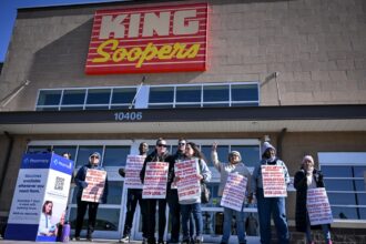 Union strike against King Soopers continues in Denver area, Pueblo