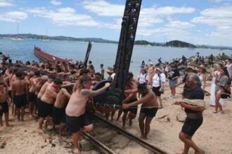 Waka turnout feature of Waitangi Day