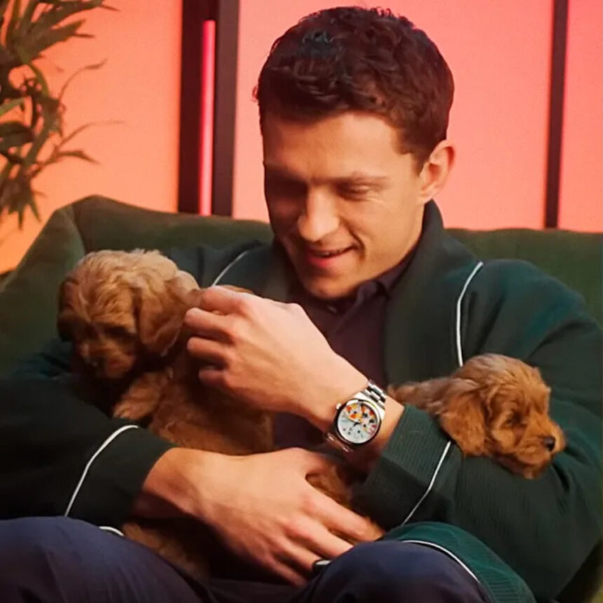 All Eyes On Tom Holland’s Oyster Perpetual Celebration Dial Rolex