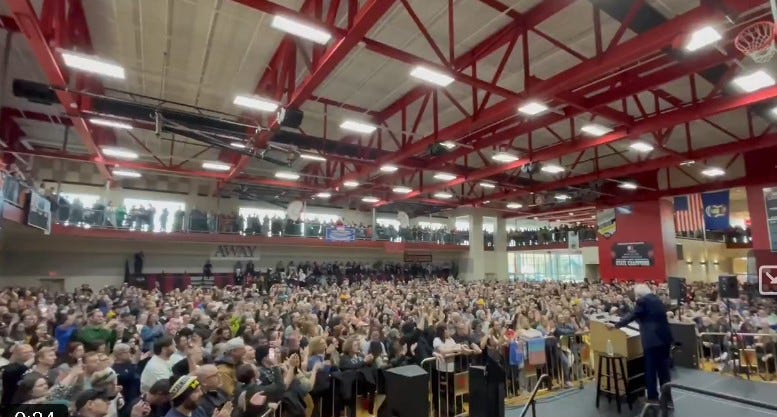 10,512 Show Up To Fight Oligarchy With Bernie Sanders In Michigan