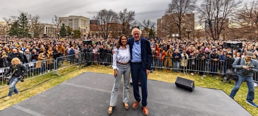 Bernie Sanders And AOC Draw The Biggest Political Crowd In Denver Since Obama 2008