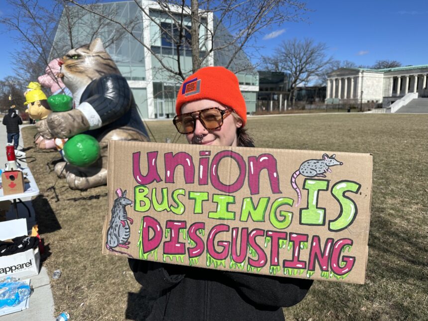 Buffalo AKG Art Museum Workers Decry Layoffs of 13 Union Members