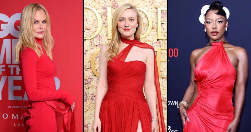 Celebrities Can’t Stop Wearing Red: Nicole Kidman and More