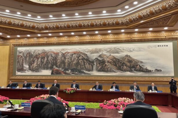 China’s Xi calls on top executives to help ‘uphold global order’ as trade tensions with U.S. rise