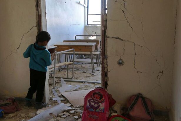 Cultivating farmland after the bombs