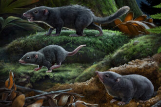 Dark coats may have helped the earliest mammals hide from hungry dinosaurs