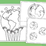 Earth Coloring Pages for Kids: Free Printable Templates