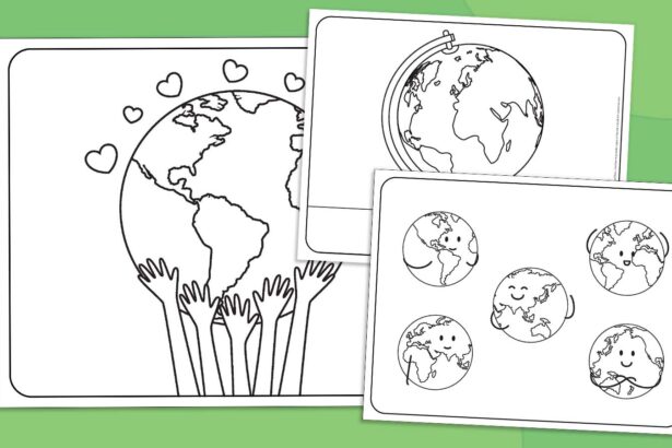 Earth Coloring Pages for Kids: Free Printable Templates