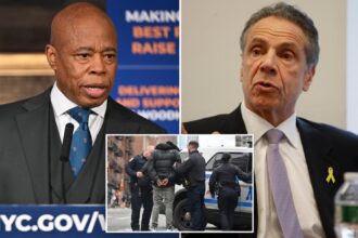 Eric Adams bashes Andrew Cuomo for NYC’s revolving door crime