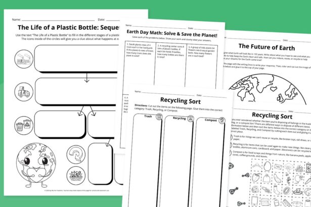 Free Printable Earth Day Worksheets