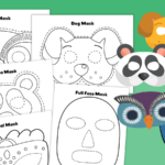 Free Printable Mask Templates for Characters, Animals, and More