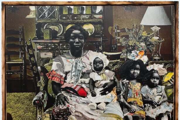 In Vivid Reliquaries, Stan Squirewell Layers Anonymous Portraits and Patterned Textiles — Colossal