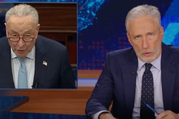Jon Stewart Slams Chuck Schumer For Passing Republican Spending Bill