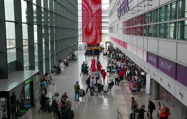 London’s Heathrow airport closed all day after nearby fire cuts power