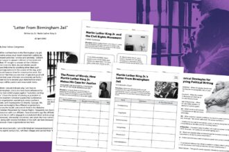 MLK Jr.’s Letter from Birmingham Jail Worksheet Bundle