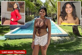 Missing Pitt student Sudiksha Konanki pictured in bikini she was last seen in