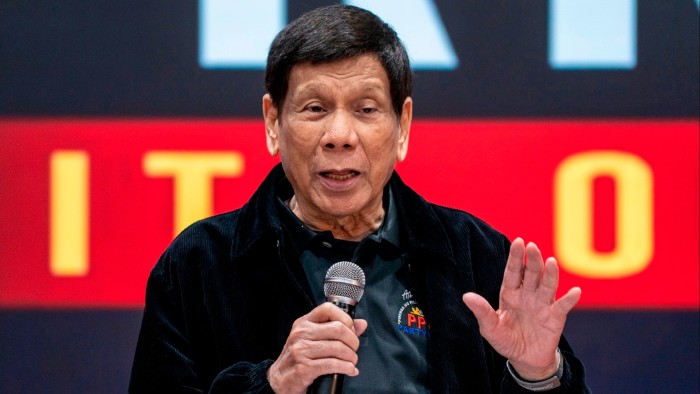 Philippines’ ex-president Rodrigo Duterte arrested over drug war killings