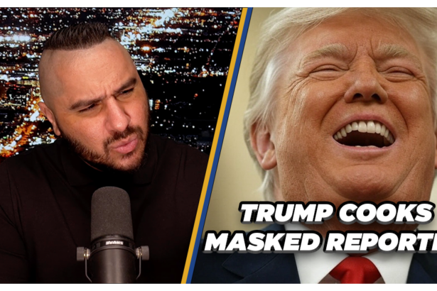 President Trump COOKS Reporter For Wearing Face Diaper In Oval Office | Drew Hernandez |