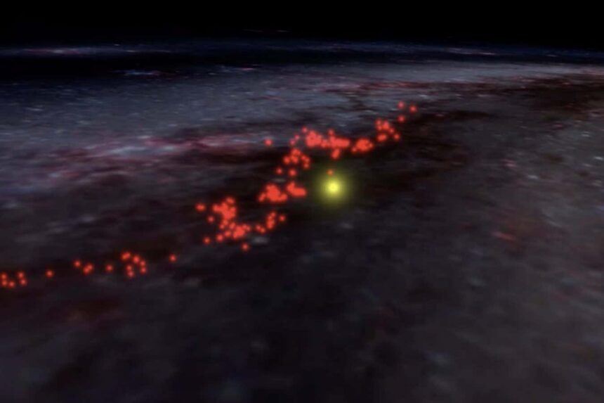 Radcliffe wave: The solar system was once engulfed by a vast amount of gas and dust