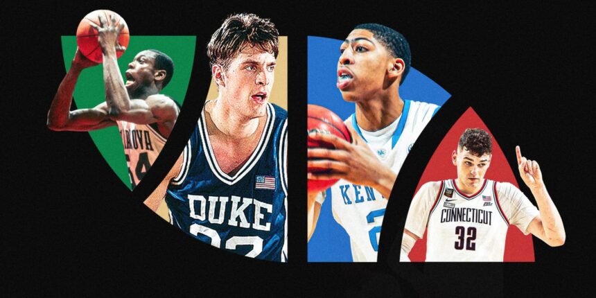 Ranking 40 years of men’s NCAA Tournament champions, from 2024 UConn to 1985 Villanova